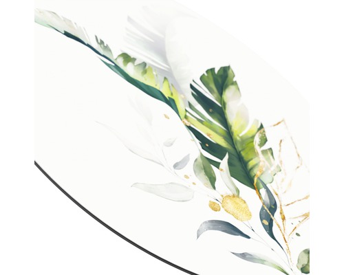 Tischdecke mit Blättermuster