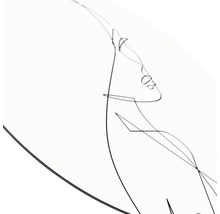 Abstraktes Linienbild einer Frau
