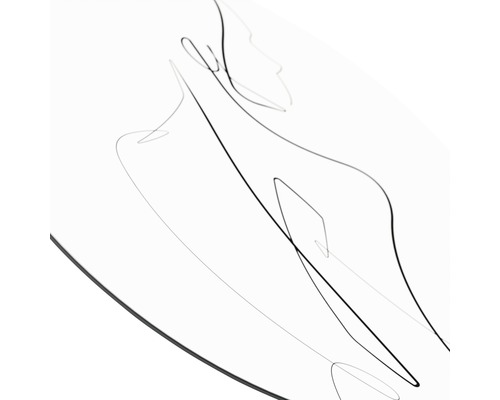 Abstrakte Darstellung von Linien auf weißem Hintergrund