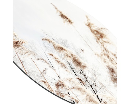 Dekorplatte mit Schilf-Motiv