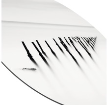Detailansicht eines Snowboards mit Muster