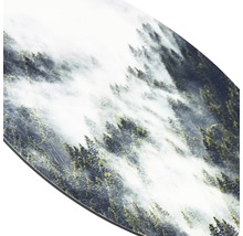 Snowboard mit Waldmotiv
