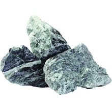 Dekorativer Serpentin Steingarten mit Struktur