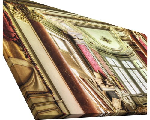 Dekoratives Wandbild mit Innenraumansicht eines verlassenen Gebäudes