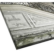 Leinwanddruck mit einem Treppenhaus mit abgenutzter Optik