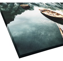 Leinwandbild mit einer Szene von Booten auf dem Wasser