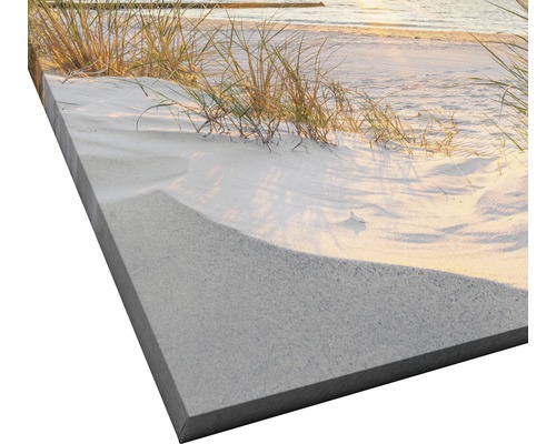 Leinwandbild mit Strandmotiv und Düne