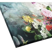 Leinwandbild mit Blumenmuster