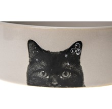 Keramiknapf mit Katzenmotiv