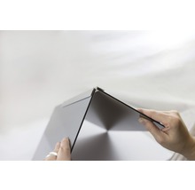 Rückwand Profil Ecke für Decodesign innen chrom Länge 255 cm