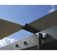 Dreiercarport Palram – Canopia Alpine 12900 359 x 1290 cm anthrazit