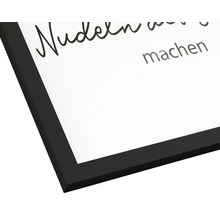 Detailansicht eines gerahmten Bildes mit dem Text Nudeln machen.