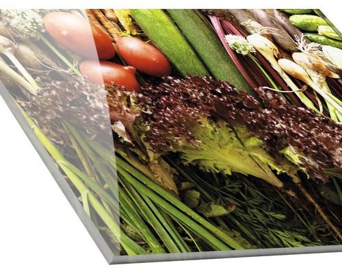 Acrylglasbild mit Gemüse-Motiv