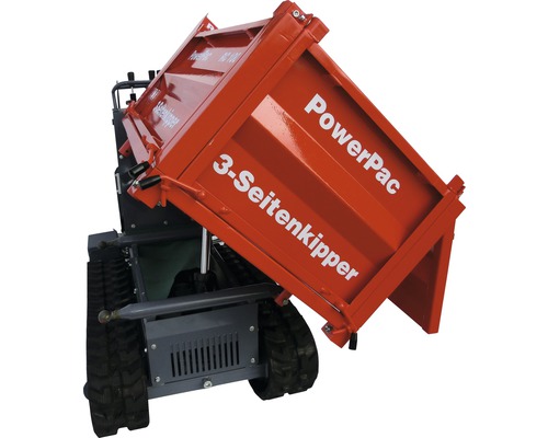 PowerPac Raupendumper mit Dreiseitenkipper