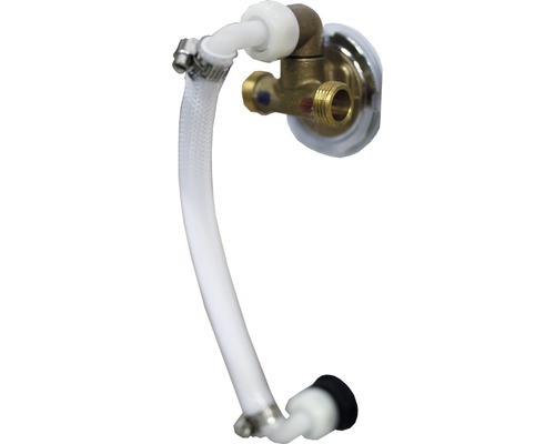 Eckventil mit Schlauchanschluss für Waschmaschine oder Geschirrspüler