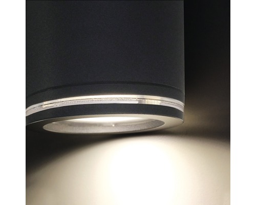 Zylindrische Wandleuchte für den Außenbereich