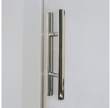 Drehtür für Seitenwand Breuer Avanta 80 cm Anschlag rechts Dekor Terrazzo Weiß Profilfarbe chrom-thumb-5