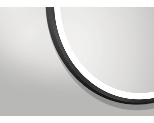 Detailaufnahme einer runden LED Lampe