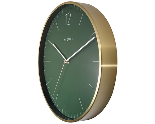 Nextime Wanduhr mit Metallrahmen und Zifferblatt