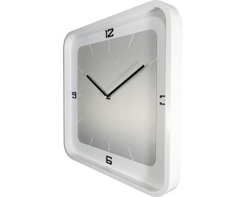 Nextime Wanduhr, quadratisches Design mit Ziffern
