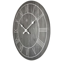 Runde Wanduhr mit römischen Ziffern