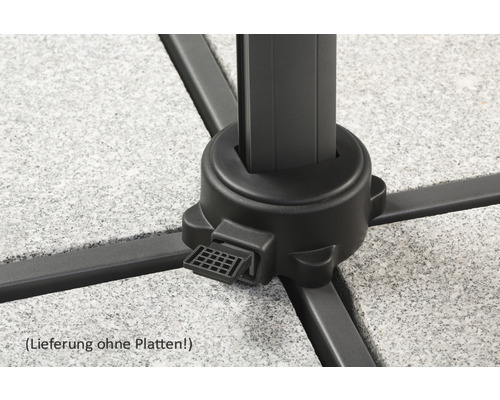 Schirmständerfuß aus Stahl für Sonnenschirme