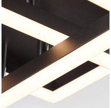 Detailaufnahme einer LED-Deckenleuchte mit rechteckigem Design