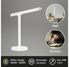 LED Tischleuchte mit Dimmfunktion und USB Anschluss