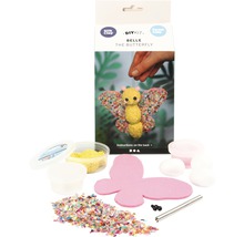 DIY Set zum Basteln eines Schmetterlings mit Silk Clay und Foam Clay