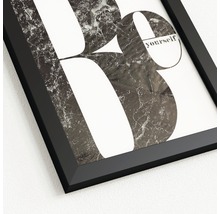 Gerahmtes Poster mit dem Schriftzug ''Sei du selbst''