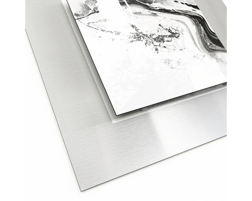 Abstraktes Kunstwerk auf Aluminiumverbundplatte