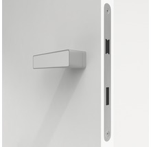Pertura Zimmertür Kajsa 02 weißlack 106x220 mit Lichtausschnitt inkl. Glas satiniert weiß 4 mm DIN Rechts mit MAGNET-Schloss und Kante Aluminium eloxiert-thumb-2 Pertura Zimmertür Kajsa 02 weißlack 106x220 mit Lichtausschnitt inkl. Glas satiniert weiß 4 mm DIN Rechts mit MAGNET-Schloss und Kante Aluminium eloxiert-thumb-2