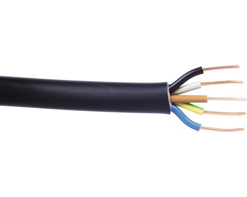 Elektrokabel mit fünf Adern