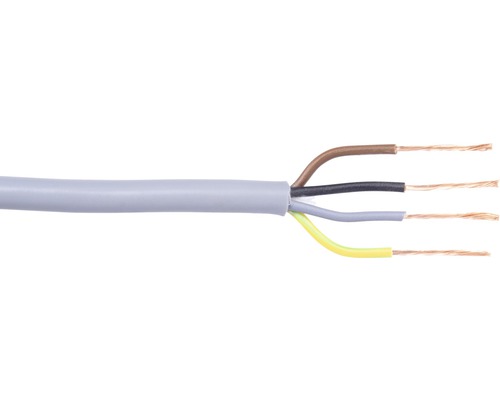 Schlauchleitung Ölflex Classic 4G0 0,75 mm² grau 100 m Graues Elektrokabel mit mehreren Adern