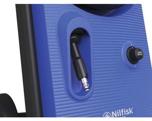 Nilfisk Hochdruckreiniger mit Schlauchanschluss und Leistungsregler