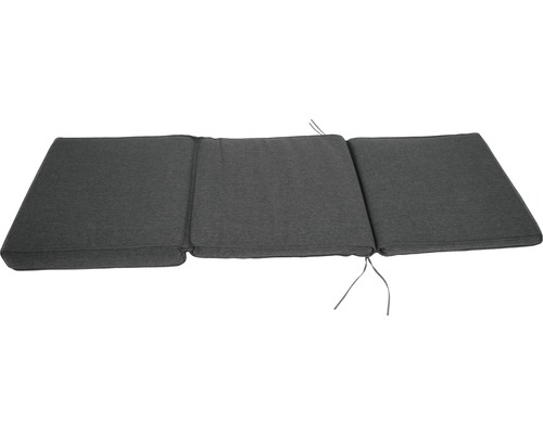 Auflage für Gartenliege mit drei Segmenten