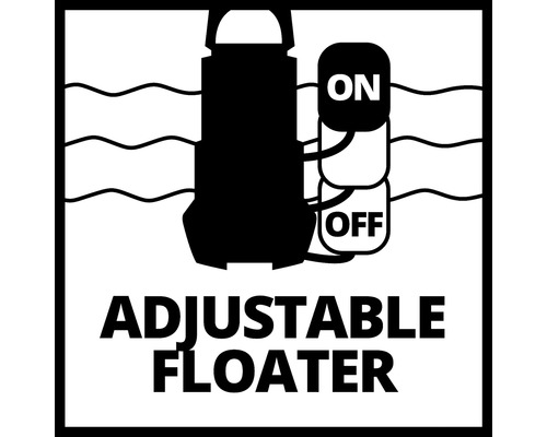 Symbol für einstellbaren Schwimmerschalter