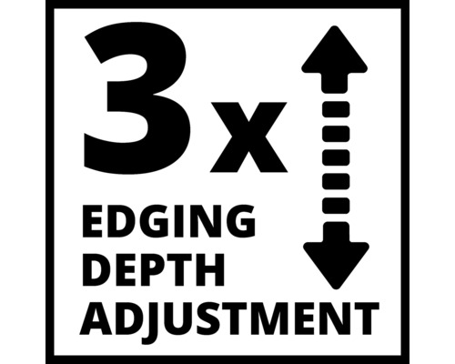 Dreifache Kantenschnitttiefeneinstellung