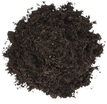 Erdhaufen für Gartenarbeiten