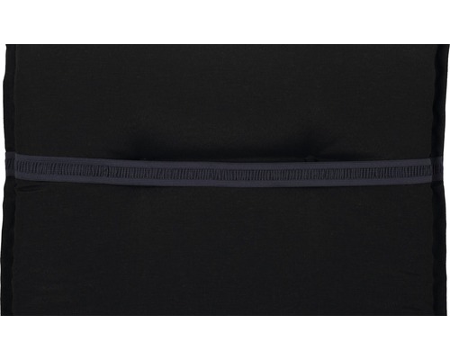Schwarzes Sitzkissen mit Gummiband