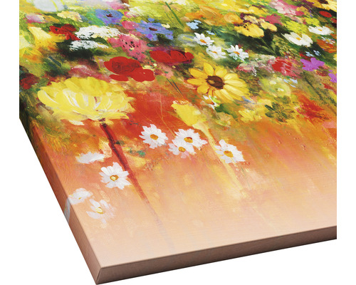 Gemälde mit Blumenmotiv auf Leinwand