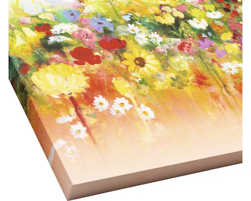 Gemälde mit Blumenmotiv auf Leinwand
