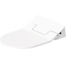 Weißer Dusch-WC Sitz