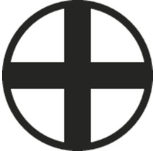Symbol für Kreuzschlitzschraubendreher