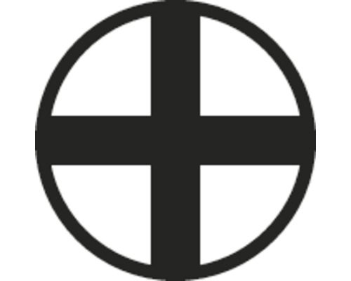 Symbol für Kreuzschlitzschraubendreher
