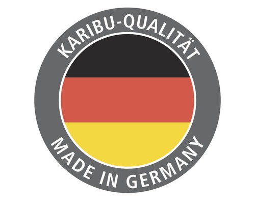 Karibu Qualität Made in Germany Siegel