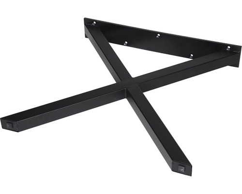 Schwarze Tischkonsole zur Wandmontage