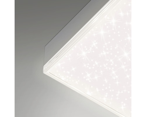 Rechteckige Deckenleuchte mit Sternenmuster