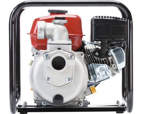 Wasserpumpe mit Rahmen für den Einsatz im Garten