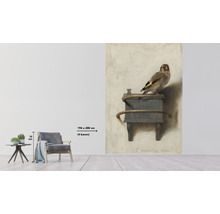Fototapete Vlies HRBP200031 Carel Fabritius Der Distelfink 4-tlg. 194 x 280 cm